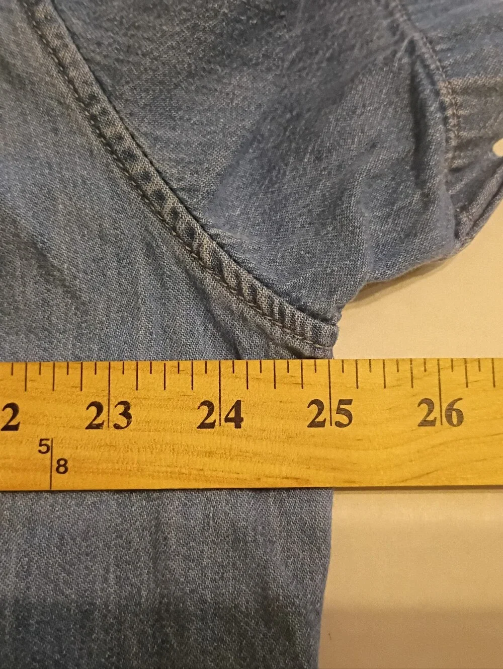 Levi's Men's Light Blue Denim Short Sleeve Shirt Sz XL